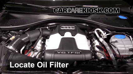 Oil & Filter Change Audi A6 Quattro (2012-2018) - 2013 Audi A6 Quattro